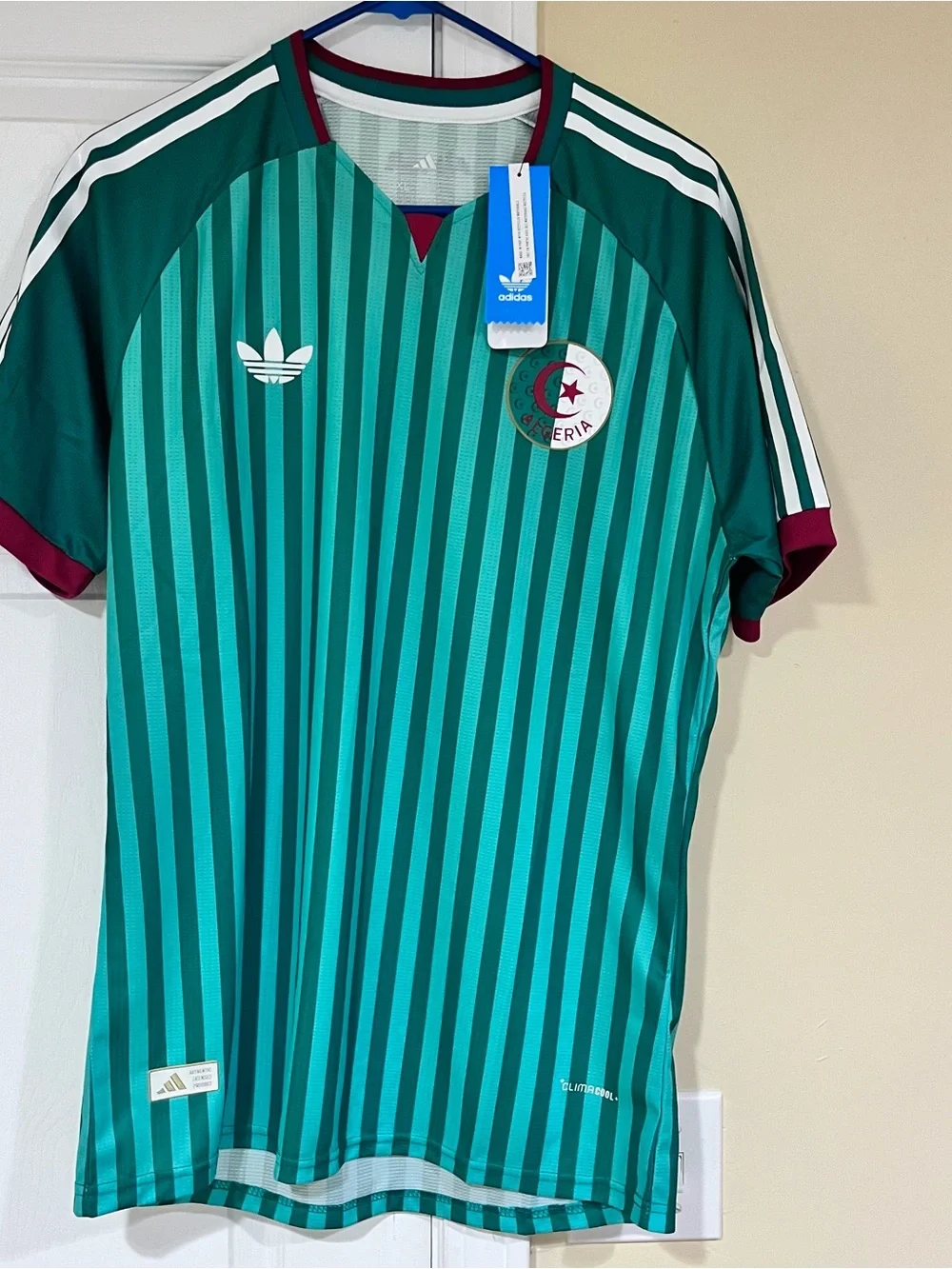 NEW Adidas Official Algeria FIFA World Cup Soccer Jersey US Adult X-Large XL NWT